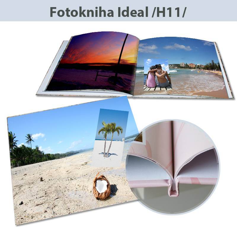 Fotokniha Ideal rozmery 20x20 cm - H11, 80 strán, pevná knižná väzba