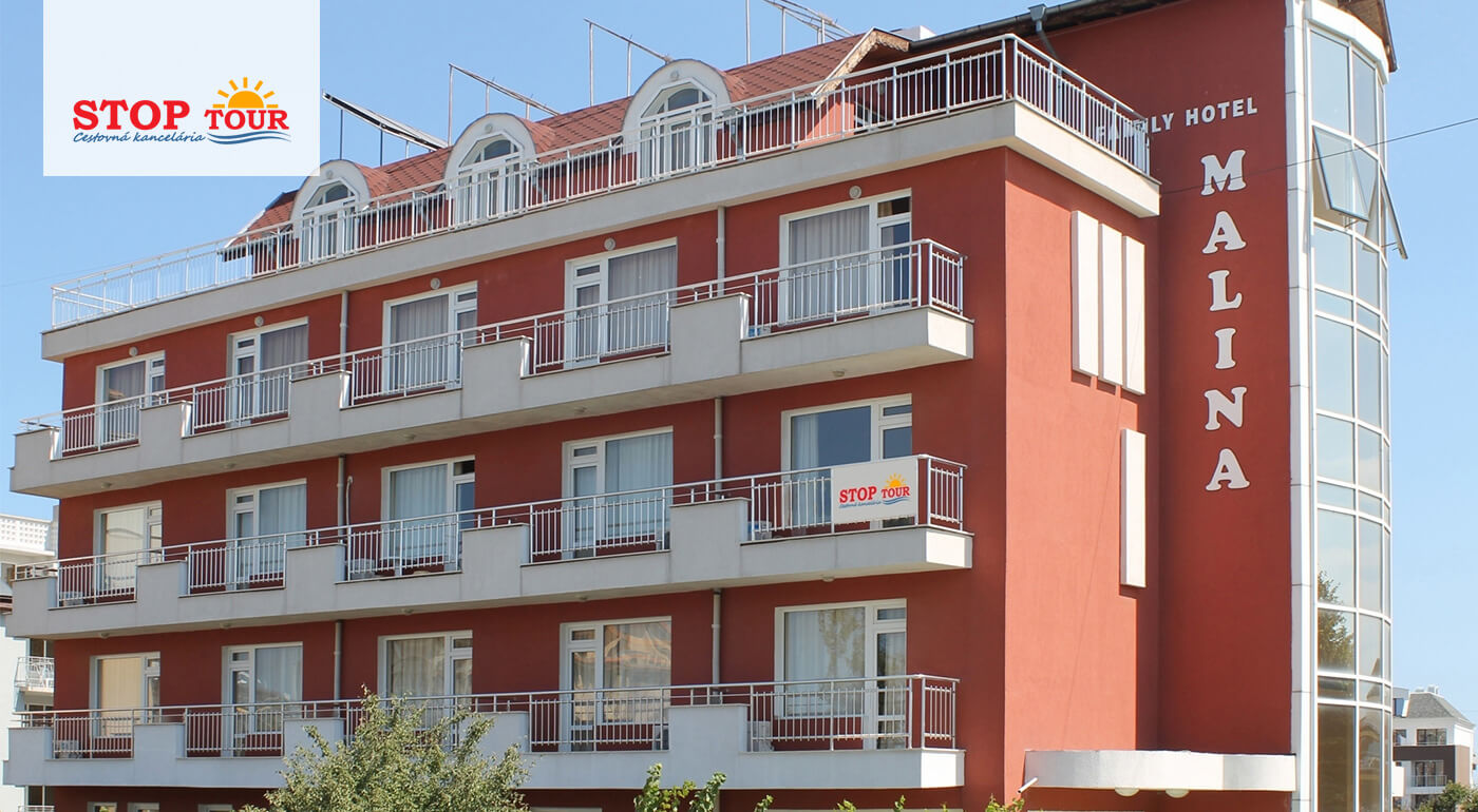 Primorsko, Bulharsko: 12 dní s ubytovaním v Hoteli Malina** s raňajkami - letecky, autobusom alebo autom