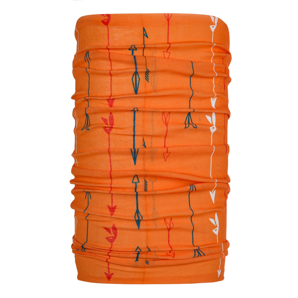 Multifunkčná šatka Unitube Tangelo Arrows - oranžová, typ 2