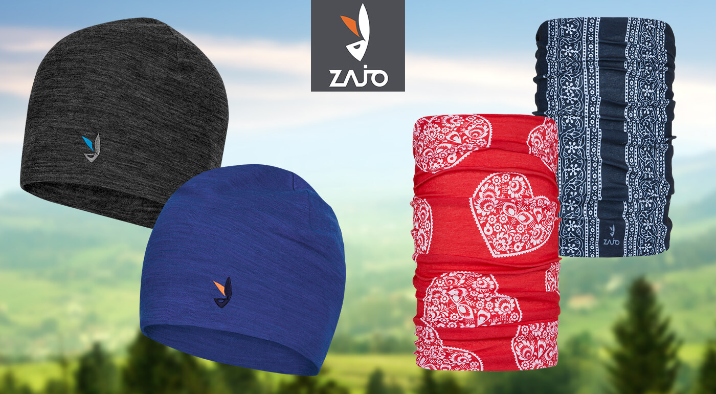 Multifunkčné šatky a čiapky pre turistov od slovenskej značky ZAJO