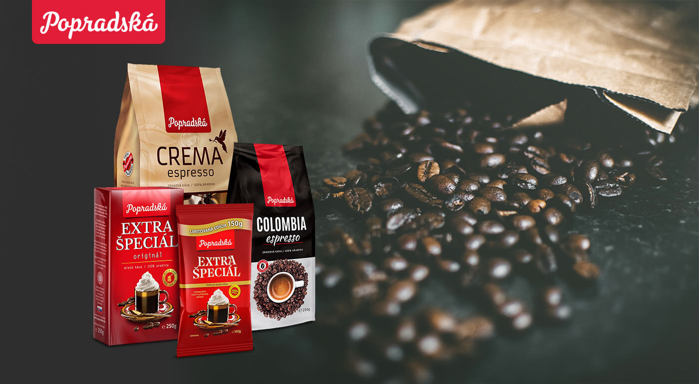 Popradská káva pre pravých kávičkárov - mletá, instantná a zrnková káva overenej kvality