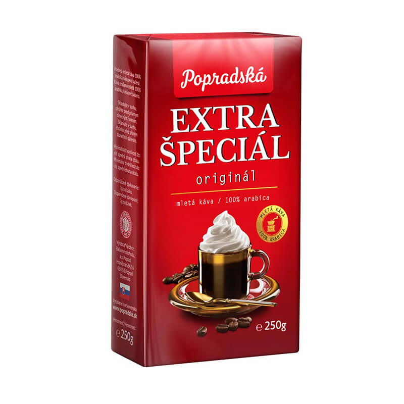 Popradská káva Extra Špeciál mletá 250 g