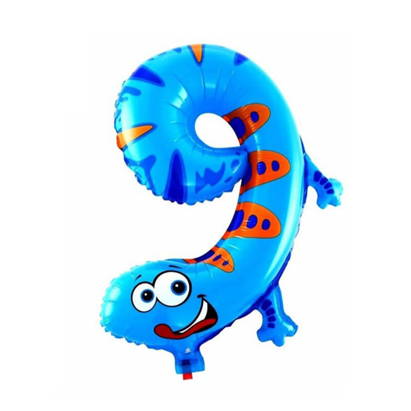 Narodeninový balón v tvare zvieratka - číslo 9