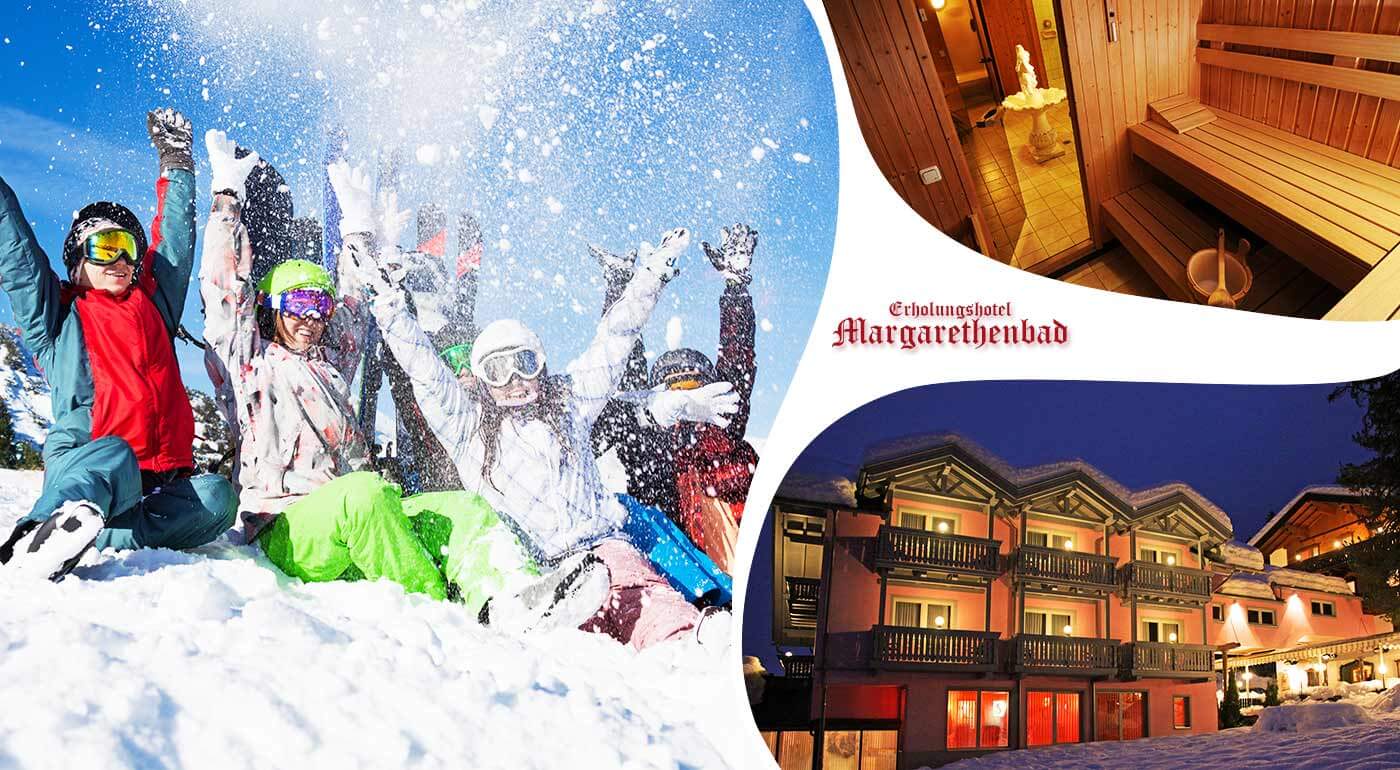 Zimný pobyt Rakúske Alpy - užite si lyžovačku a wellness v kúpeľnom Erholungshotel Margarethenbad****