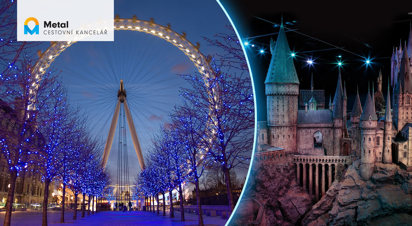 Adventný Londýn: 5-dňový zájazd do metropoly Anglicka s návštevou ateliérov Harryho Pottera