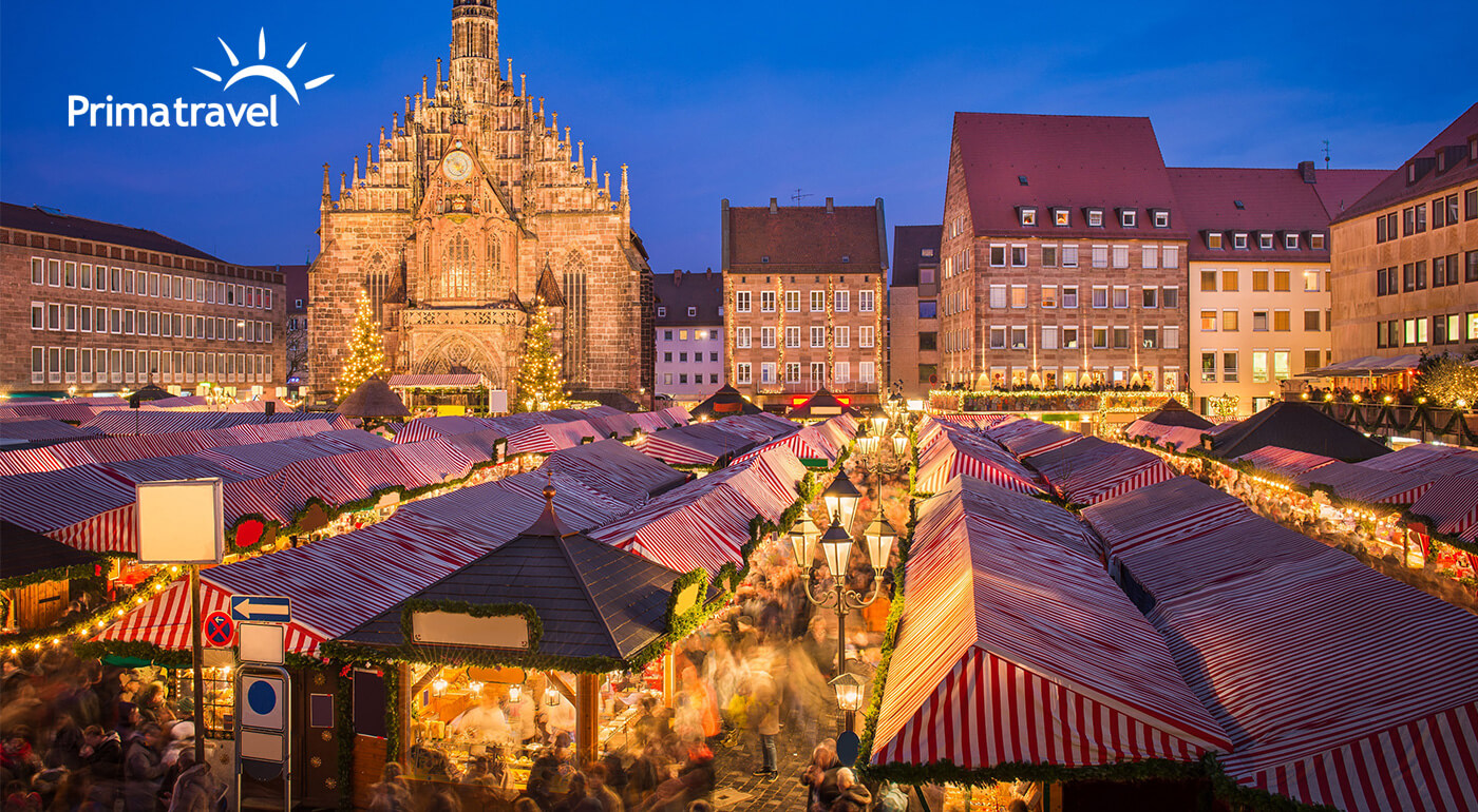 Adventný Norimberg: Navštívte najkrajšie trhy v Nemecku a mesto Vianoc Rothenburg