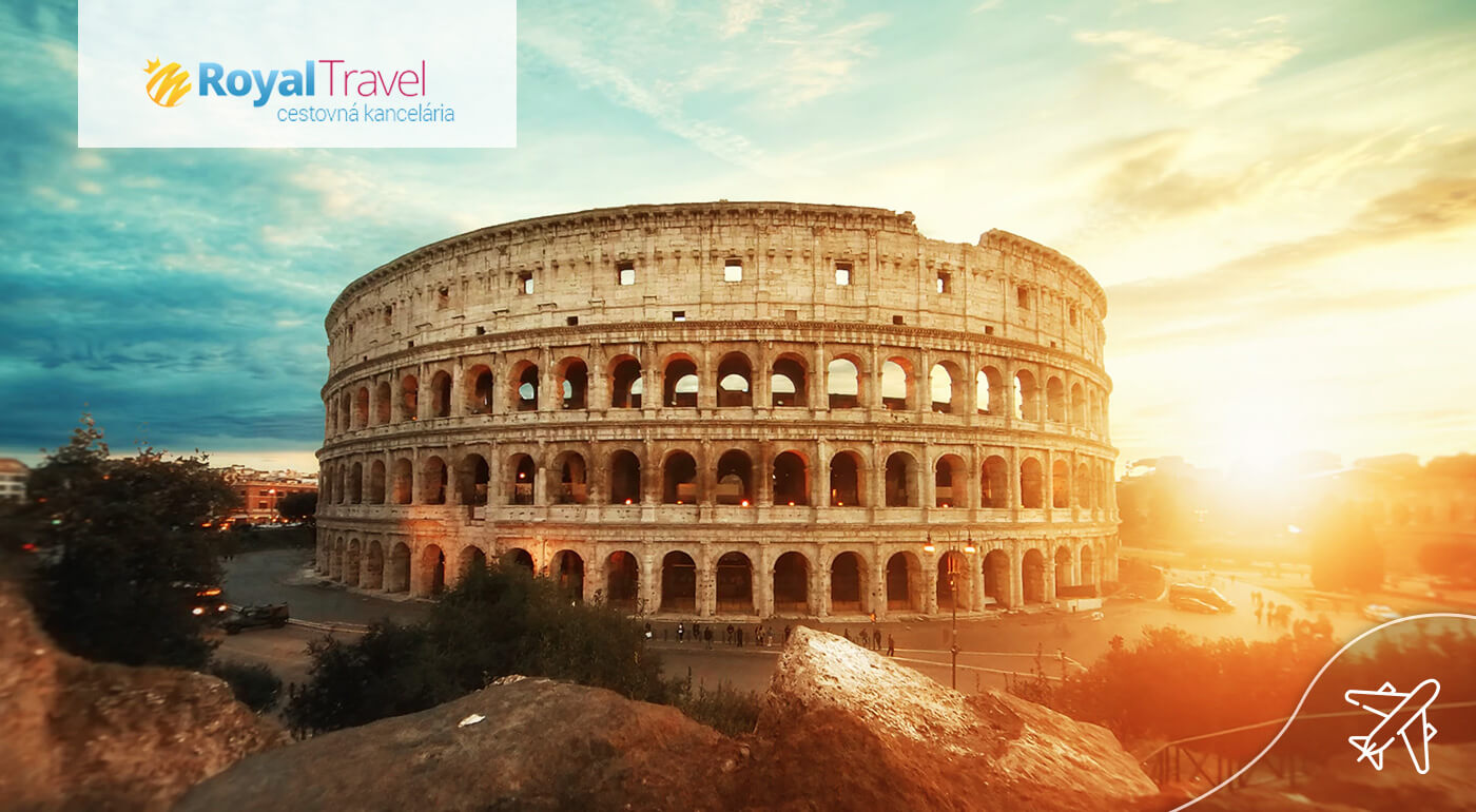 Spoznajte Taliansko a jeho hlavné mesto Rím počas 5 dní - letecky z Bratislavy!