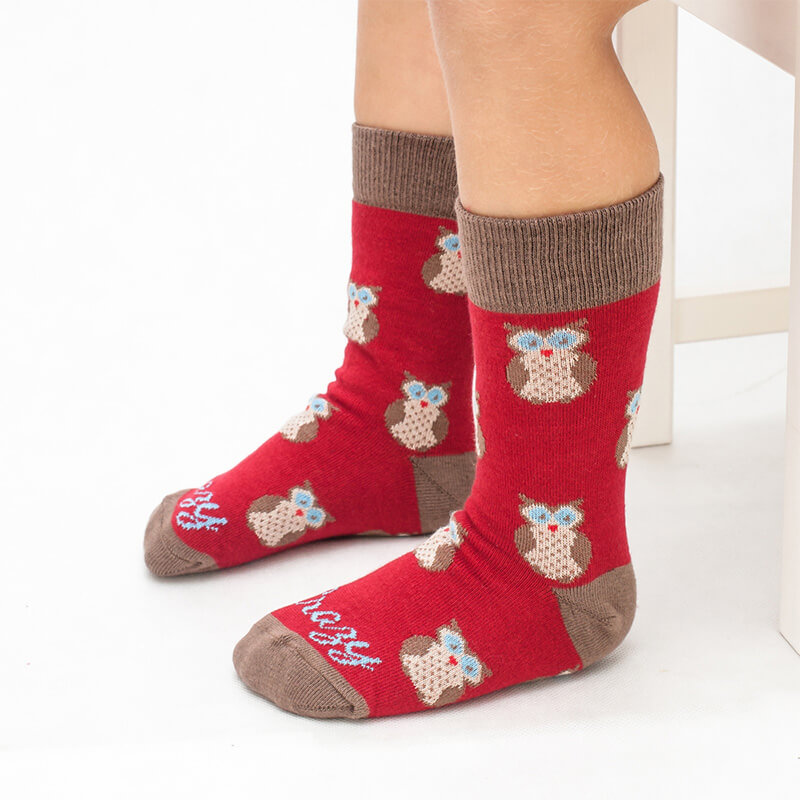 Crazy Step detské ponožky Sovička - veľkosť 27-30