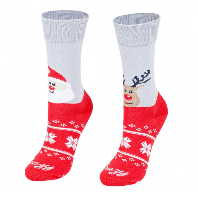 Crazy Step ponožky Santa a sob - veľkosť 35-38