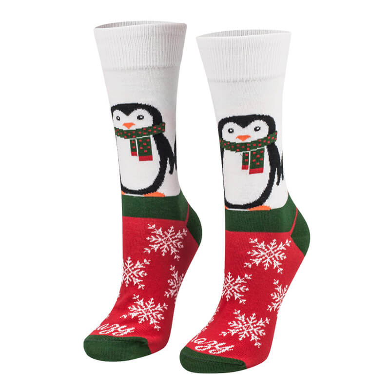 Crazy Step ponožky Vianočný tučniak - veľkosť 43-46
