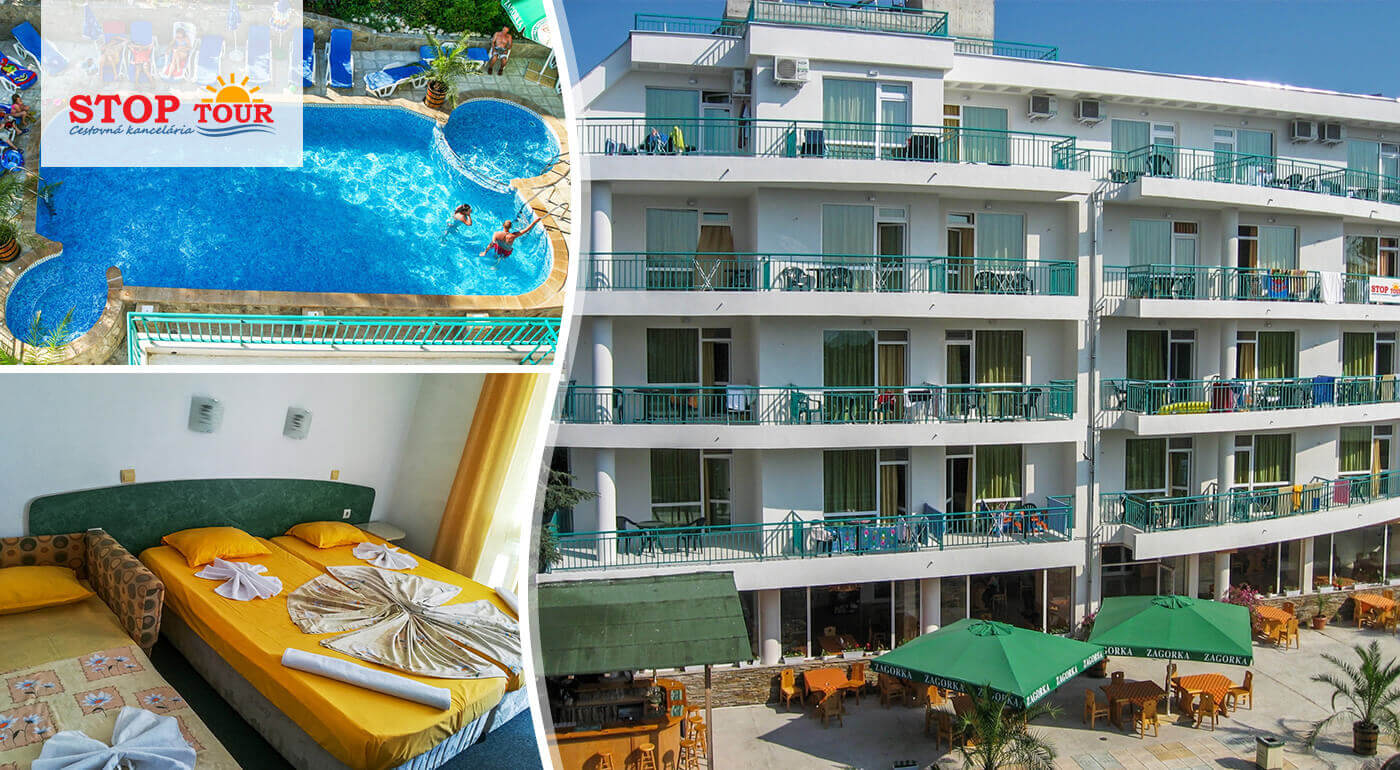 Primorsko, Bulharsko: Letná pohodička v Hoteli Primorsko*** s raňajkami a autobusovou alebo leteckou dopravou v cene
