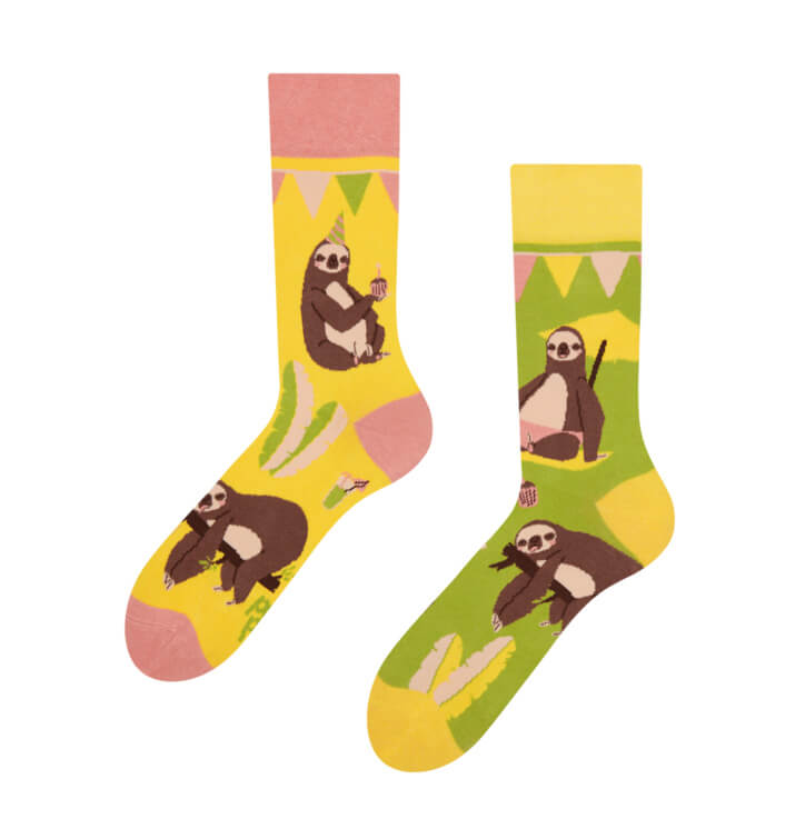 Good Mood ponožky Párty leňochod - veľkosť 35-38