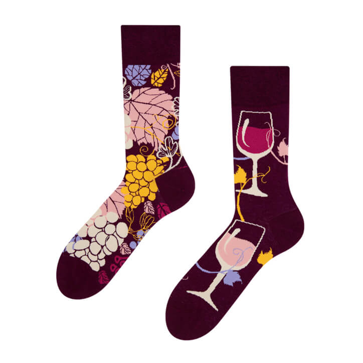 Good Mood ponožky Červené víno - veľkosť 43-46