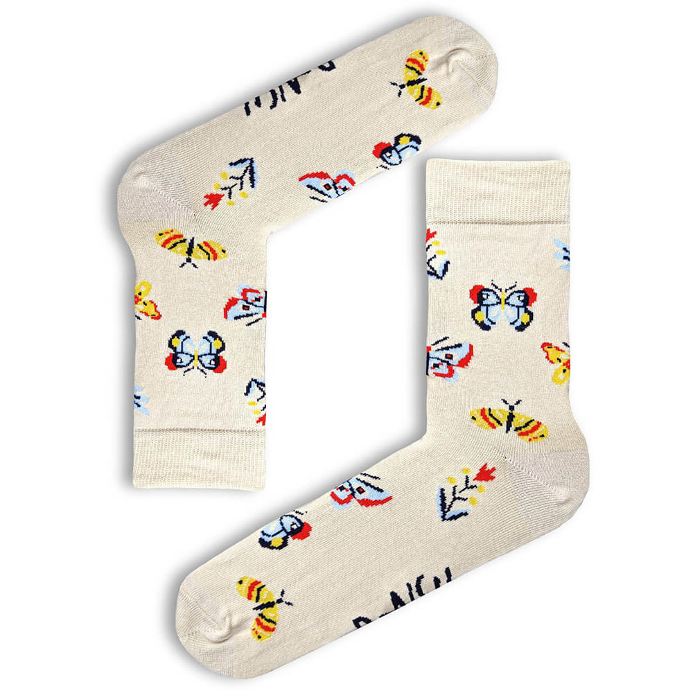 Ponožky Ponsh Motýliky - veľkosť 43-46