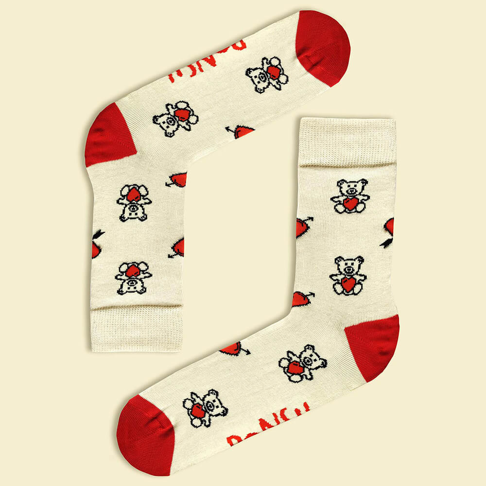 Ponožky Ponsh Valentínky - veľkosť 35-38