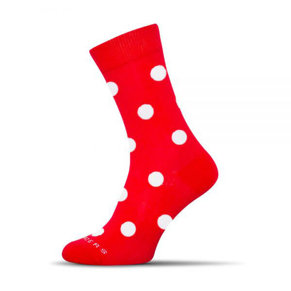 Ponožky Shox Bodkáč červený - veľkosť 35-38