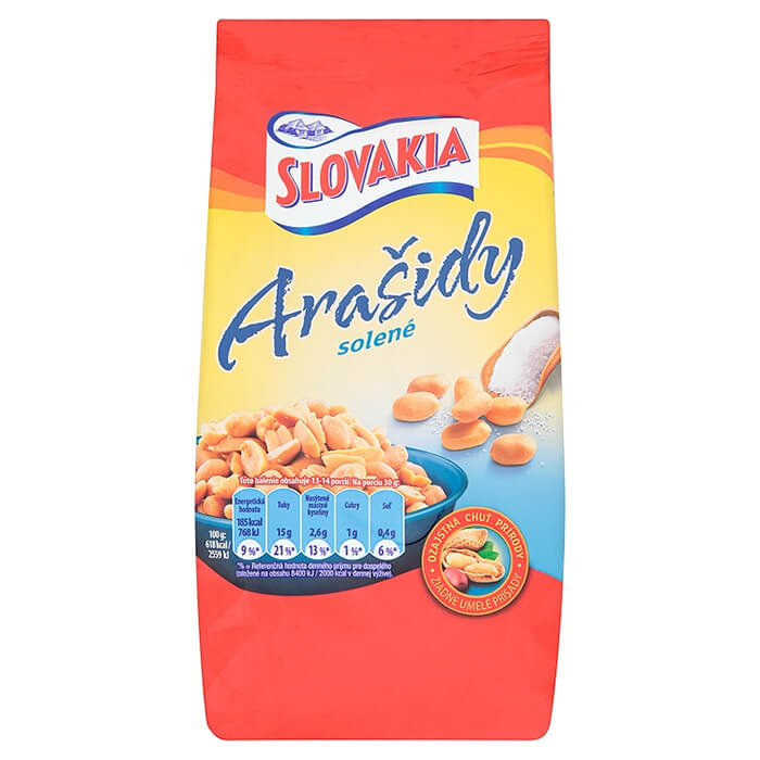 Slovakia Arašidy solené 400 g