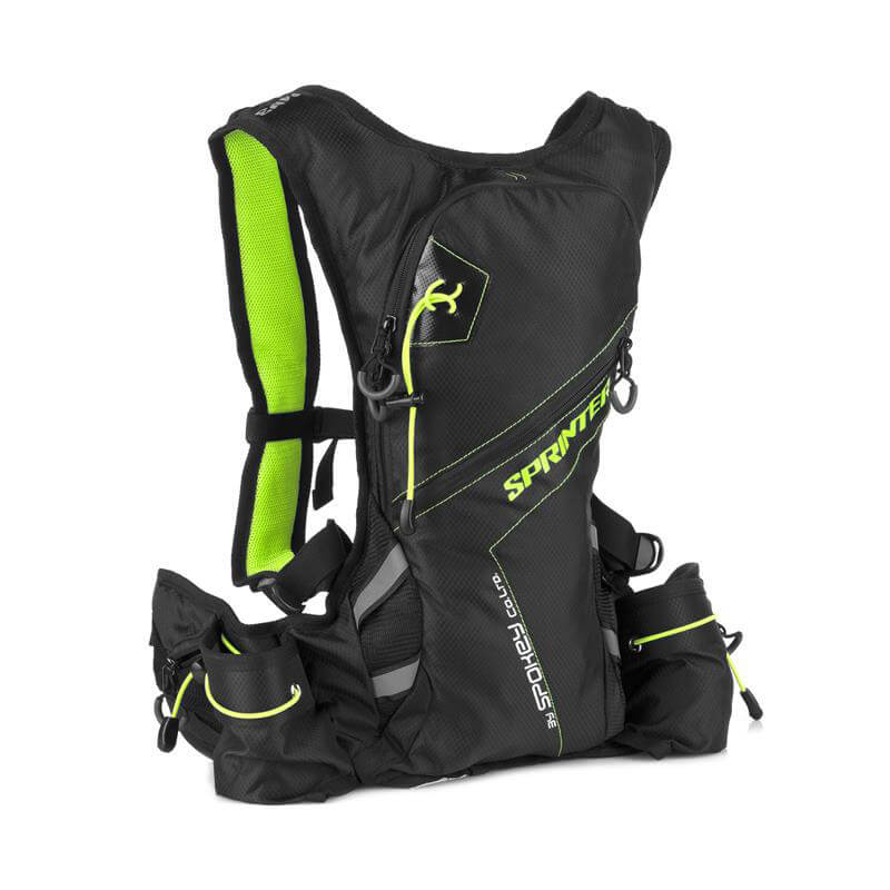 Spokey Sprinter športový batoh 5 l zeleno-čierny