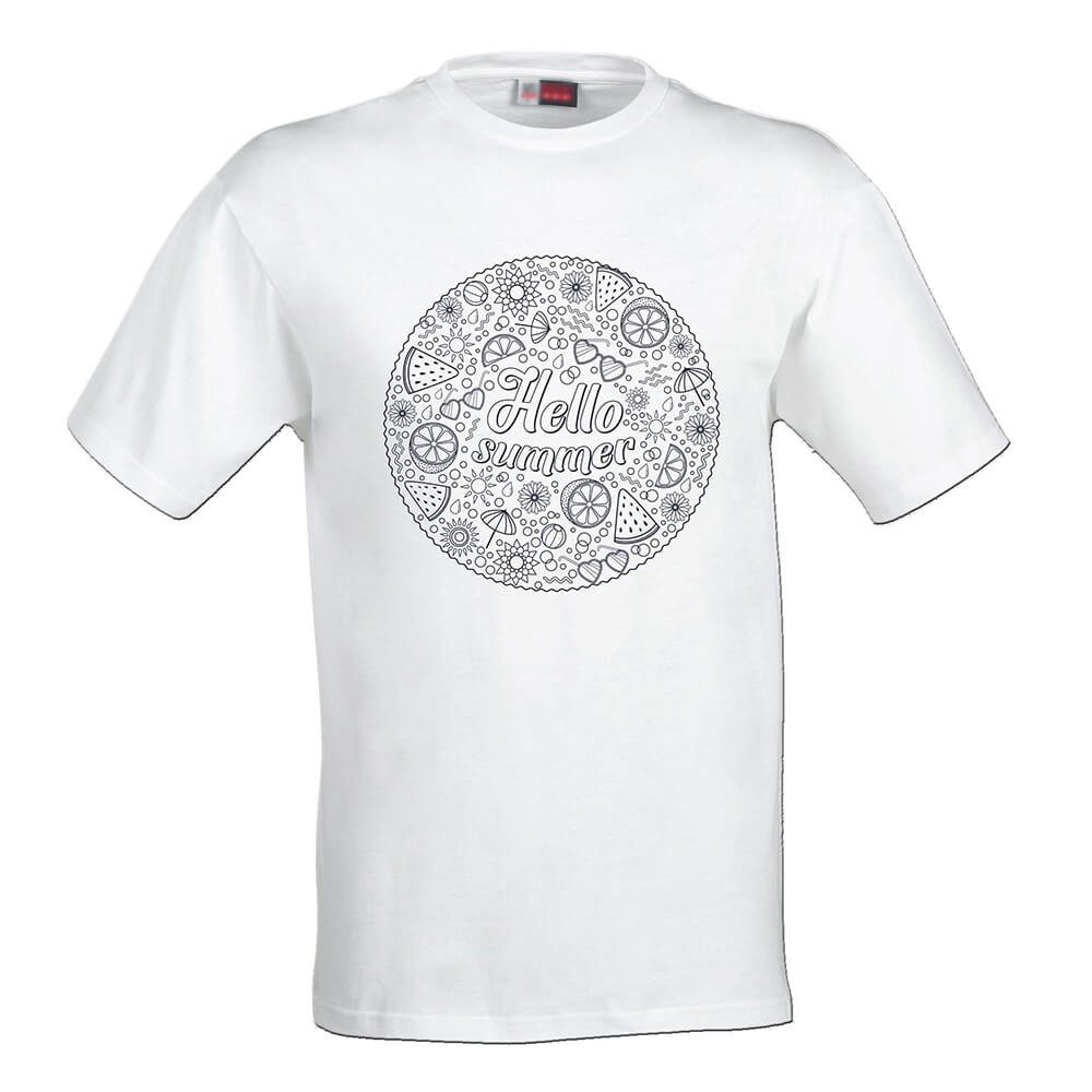 Pánske tričko Omaľovánka - Summer, veľkosť XL