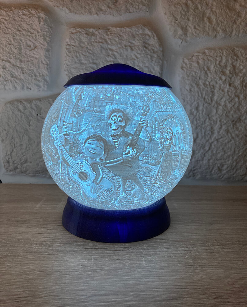 Rozprávková 3D lampa - Coco