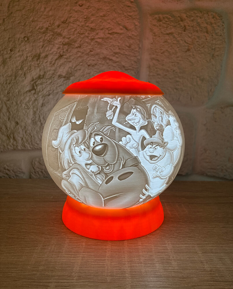 Rozprávková 3D lampa - Scooby do