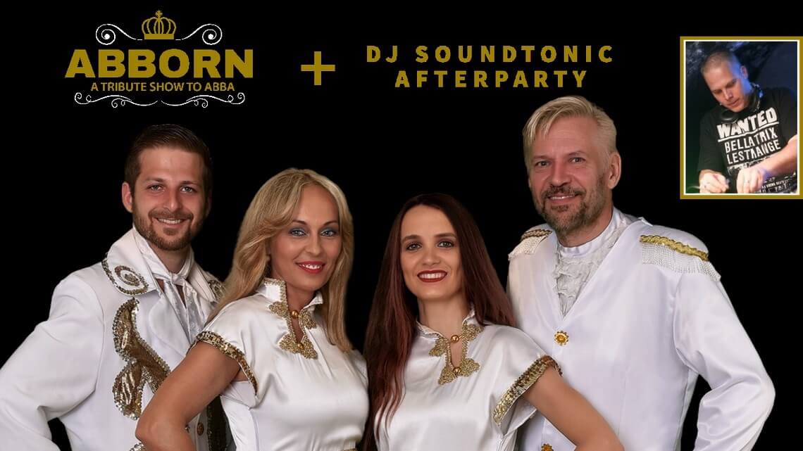 Live show Abborn - Abba tribute + DJ Soundtonic afterparty