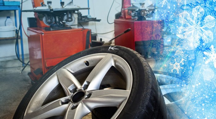 Kompletné zimné prezutie pneumatík s vyvážením kolies vrátane závaží.