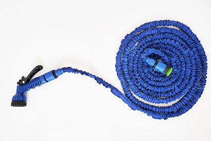 Elastická záhradná hadica, dĺžka 30 m, modrá farba