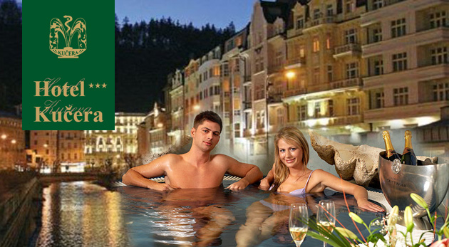 Relaxačný wellness pobyt v Karlových Varoch v Hoteli Kučera*** priamo v centre kúpeľnej zóny pre dvoch