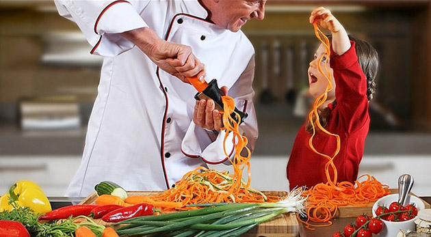 Špirálová fréza Vegetti - popusťte uzdu vašej fantázii pri príprave zeleniny