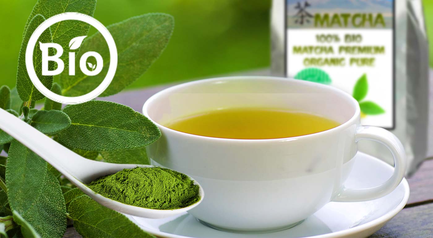 Zelený japonský čaj 100 % BIO MATCHA premium organic pure - superpotravina na všetko