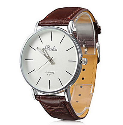 Pánske hodinky Quartz DALAS F 011 s hnedým remienkom