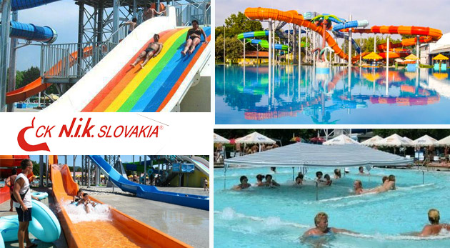 Letná dovolenka v areáli termálneho kúpaliska Vadaš v Štúrove na 4 alebo 5 dní so vstupmi do bazénov