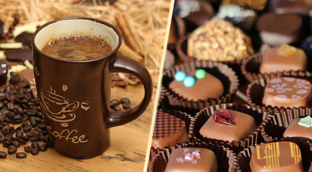 Čokoládové BIO pralinky v darčekovom balení alebo exkluzívna zrnková káva