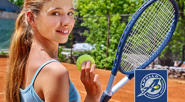 Letný denný tenisový tábor pre deti od 4 do 12 rokov na 5 dní v Bratislave