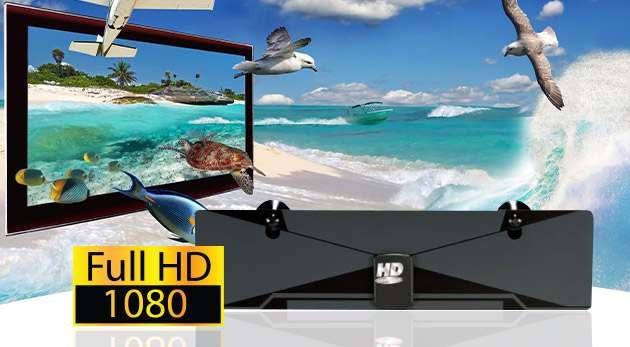 HD digitálna anténa pre sledovanie programov v najvyššej kvalite