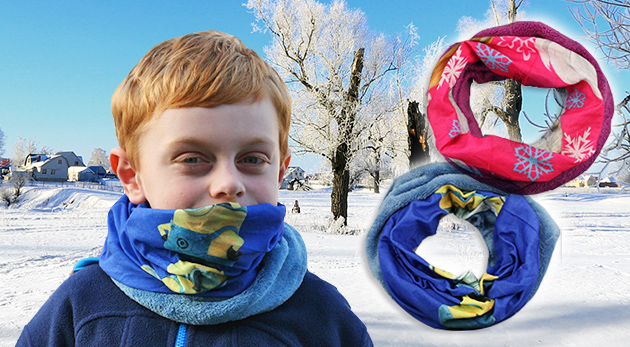Obľúbený a praktický nákrčník pre deti do chladnejšieho počasia 