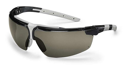 Okuliare UVEX nové, biele + ochranné vrecúško UVEX z mikrovlákna