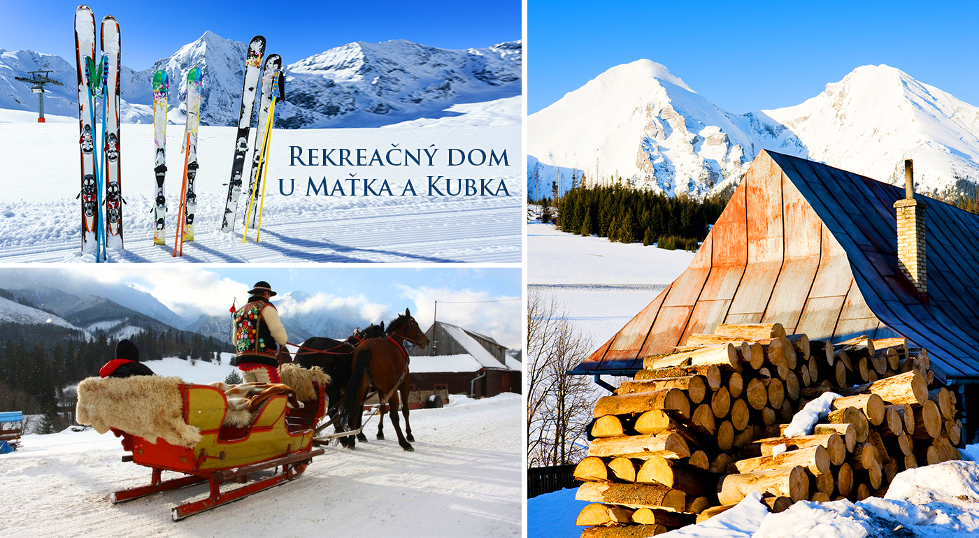 Zima v lone Belianskych Tatier pre dvoch s neobyčajným ubytovaním v nádhernej prírode so skipasom na lyžovačku a jazdou na saniach