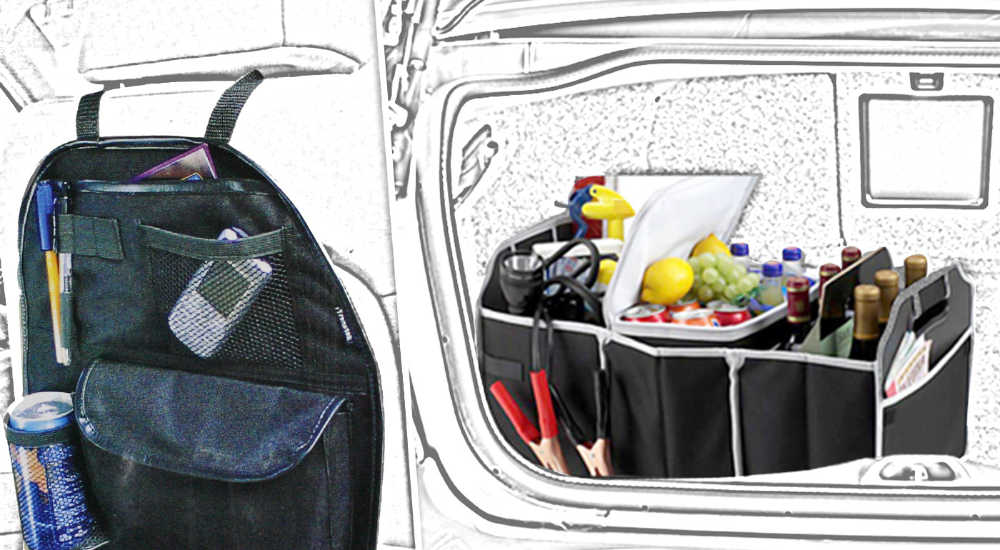 Chránič sedadla alebo organizér do kufra s termotaškou ochránia obsah vášho auta aj pri prudkých zákrutách