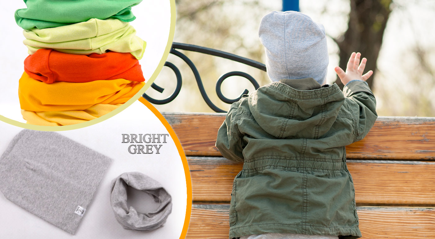 Kvalitná, štýlová čiapka a nákrčník pre bábätká a deti až v 16 žiarivých farbách!