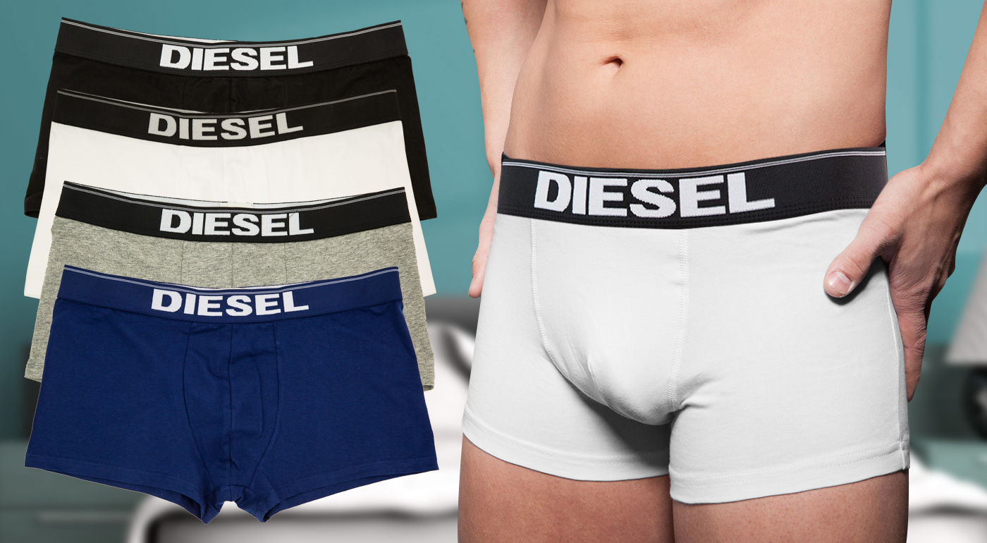 Značkové pánske boxerky Diesel z pohodlného a kvalitného materiálu - na výber 4 farby