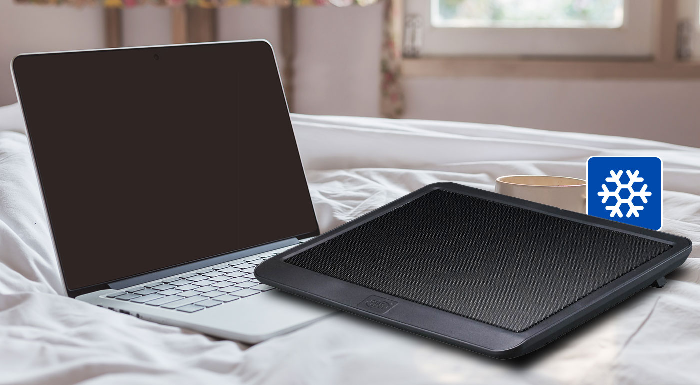  Zvýšte výkon svojho počítača - chladiaca doska pod notebook s ultra tenkým dizajnom 
