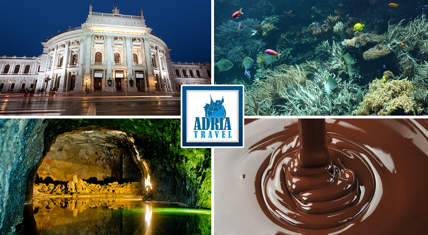 Návšteva svetoznámej rakúskej čokoládovne, jaskynného jazera a Domu morí vo Viedni