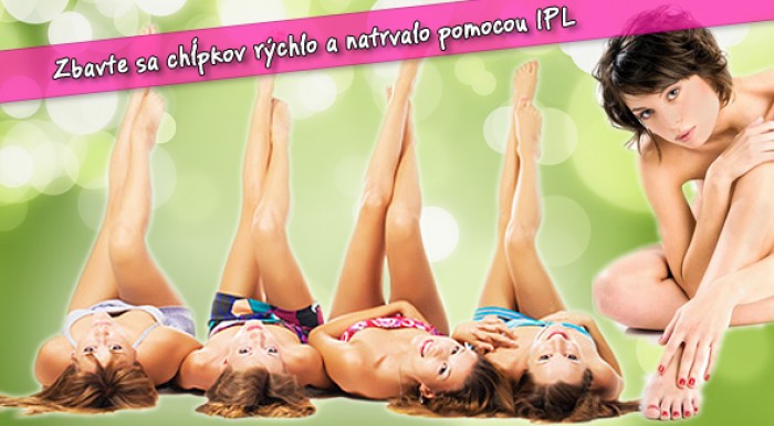 Trvalá epilácia IPL - Health & Beauty Club Bratislava.