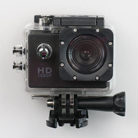 Adrenalínová Full HD širokouhlá vodotesná kamera