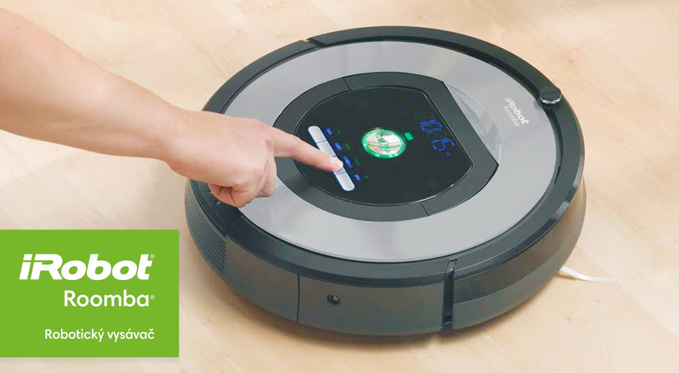 Robotický vysávač iRobot Roomba 774 s funkciou naplánovania vysávania každý deň v týždni
