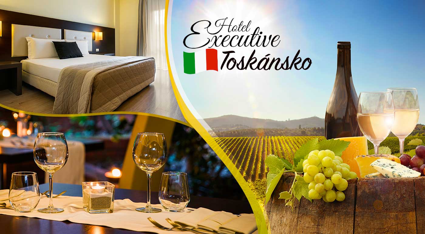 Navštívte podmanivé Toskánsko - 3 alebo 5 nocí s polpenziou v Hoteli Executive v meste Siena