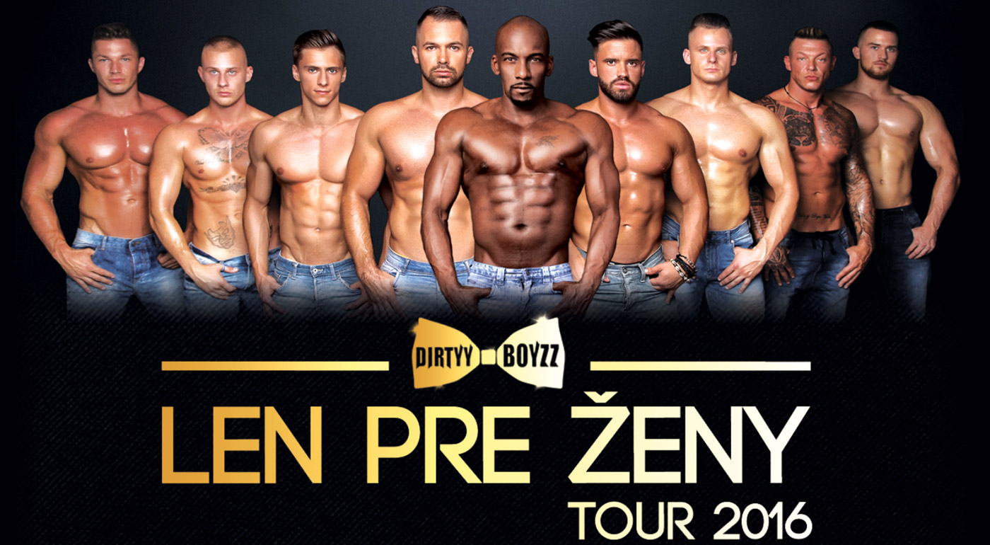 Nová striptérska skupina DIRTYY BOYZZ pod vedením Johnyho Mečocha štartuje unikátne turné v 21 mestách Slovenska
