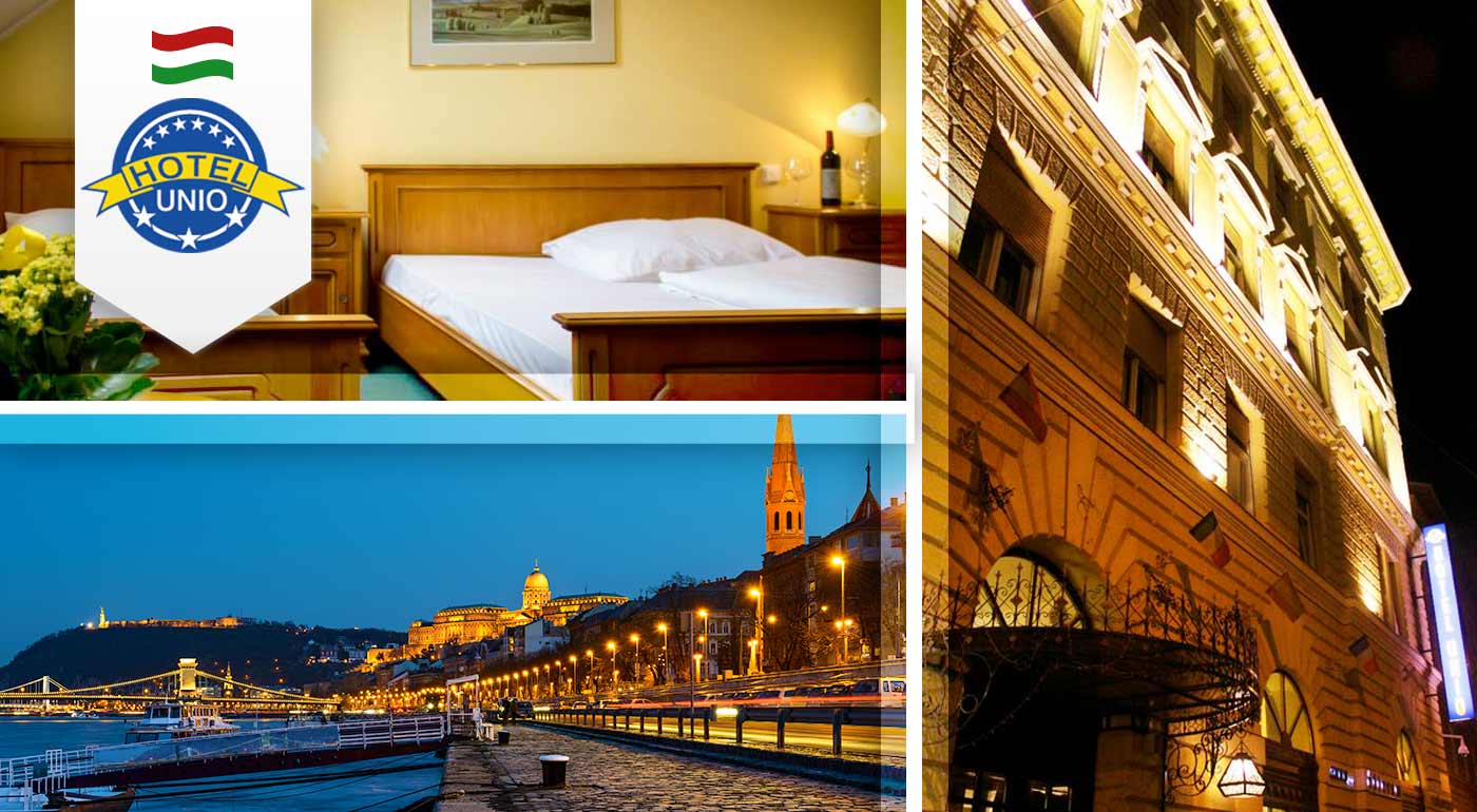 Skvelé 3 dni v centre Budapešti - City Hotel Unio*** Superior pre dvoch vrátane raňajok